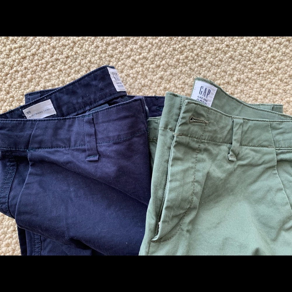 Gap Girlfriend Chinos - 2 for $20 or 1 for $13